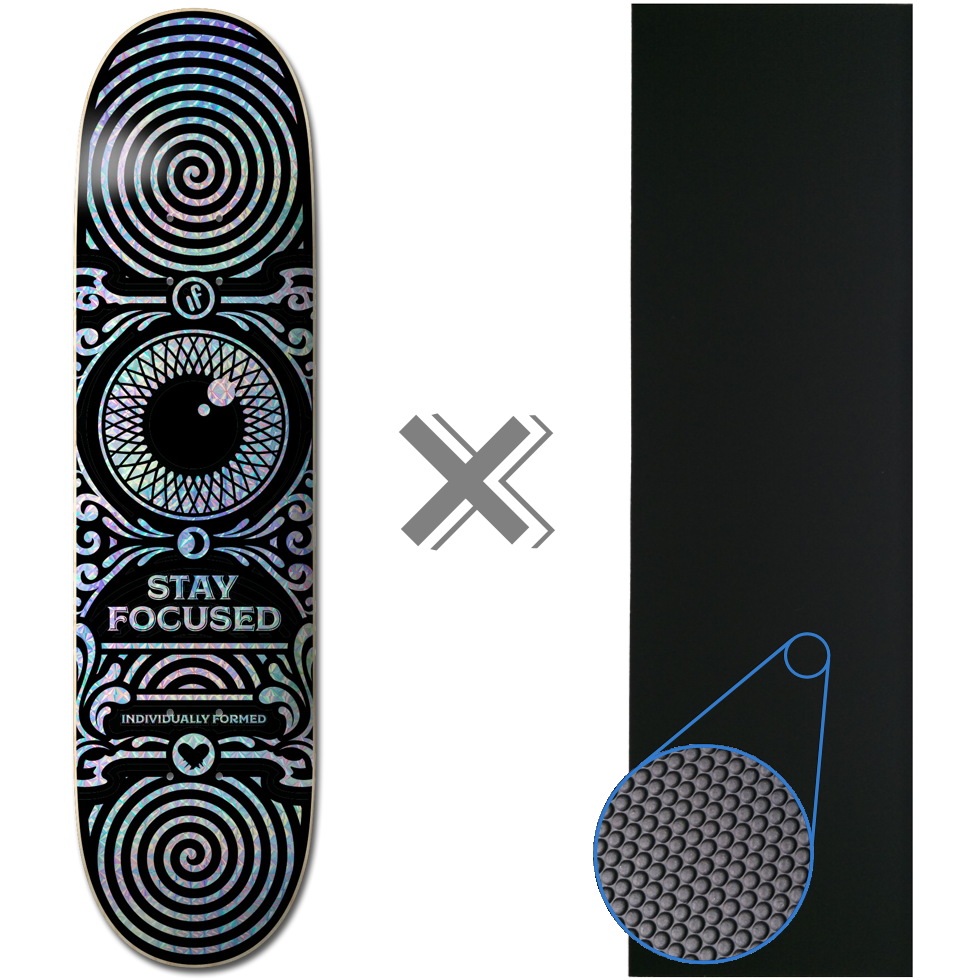 Mob Skateboard Grip Tape Sheet Standard Black 9 x 33
