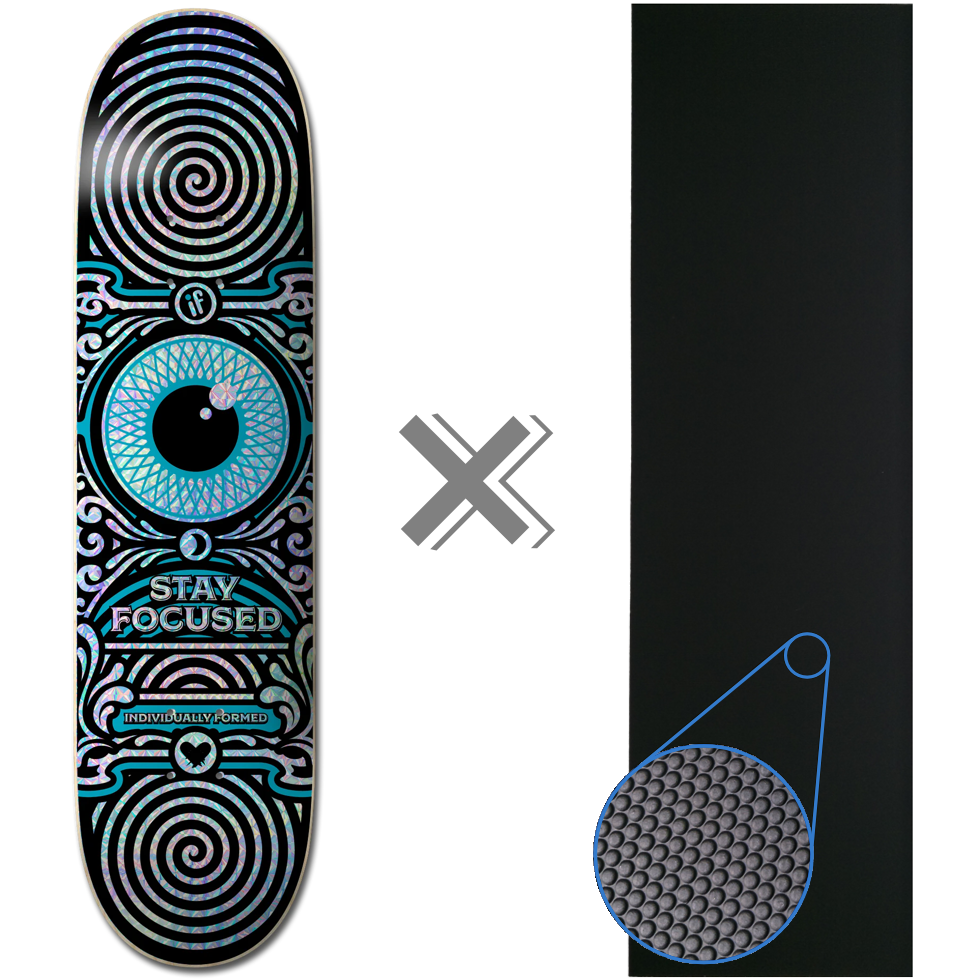 Mob Grip 10 in Clear Skateboard Grip Tape - Money Ruins Everything